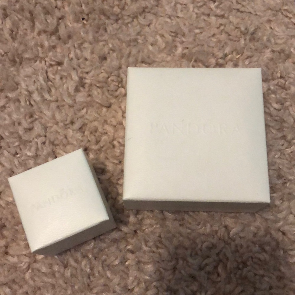 Pandora necklace & ring boxes